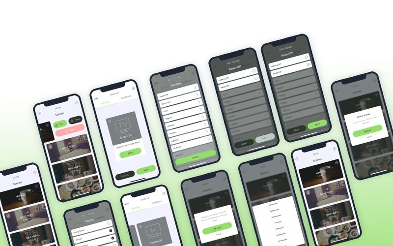 Download UI элементы "Smarthome - Create Scenes UI Elements" / Smarthome - Create Scenes UI Elements - UI элементы на тему графика 