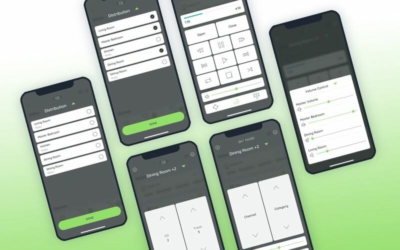 Smarthome - Elementos de interfaz de usuario de CD