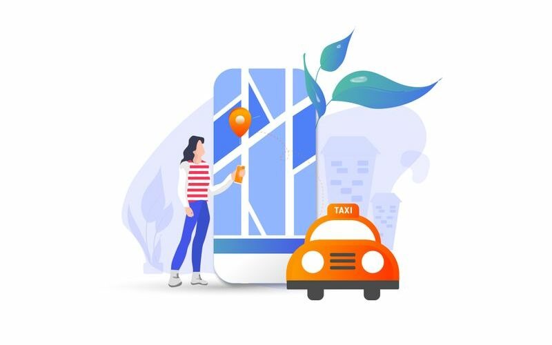 Download Иллюстрация "Taxi - Illustration" / Taxi - Illustration - Иллюстрация на тему графика 