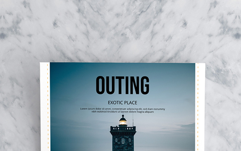 Download Фирменный стиль "Travel Agency Flyer - Corporate Identity Template" / Travel Agency Flyer - Corporate Identity Template - Фирменный стиль на тему графика ad advert advertisement agency clean flyer fresh print ready template psd summer tour package travel