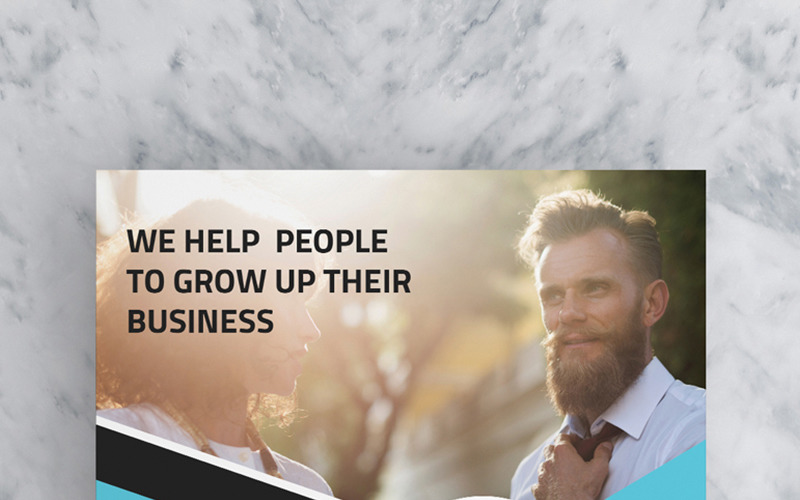 Download Фирменный стиль "Triangle Blue Flyer - Corporate Identity Template" / Triangle Blue Flyer - Corporate Identity Template - Фирменный стиль на тему графика lue business flyer clean corporate creative free font fresh green multi color multicolor orange print ready template psd red yellow