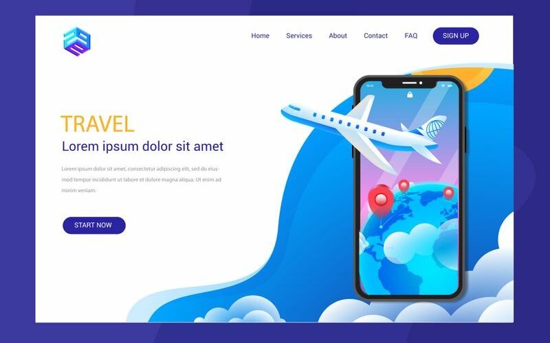 Download Иллюстрация "VR FOR TRAVELLING - Illustration" / VR FOR TRAVELLING - Illustration - Иллюстрация на тему графика 