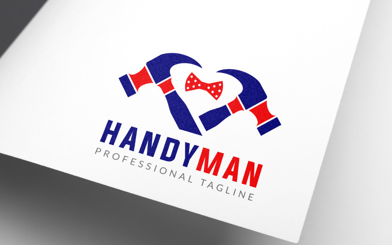 Download Шаблон логотипа "Handy Man Logo Template" / Handy Man Logo Template - Шаблон логотипа на тему графика engine,engineer,fix,garage,handy,maintenance,mechanic,plumber,repair,service,solve,technical,technician,tool,wrench,hammer,instrument,logo,design