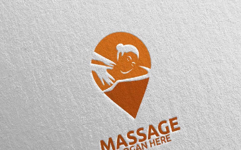 Massage Design 10 logotyp mall