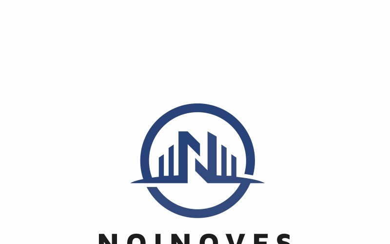 Download Шаблон логотипа "Noinoves N Letter Logo Template" / Noinoves N Letter Logo Template - Шаблон логотипа на тему графика app blue bold brand branding business clean corporate logo creative forum game letter logotype media modern n n professional simple