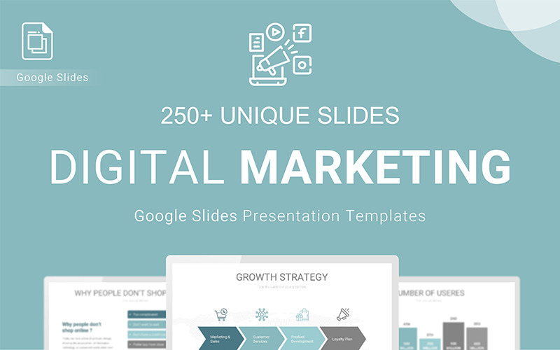 Marketing numérique Google Slides