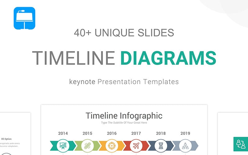 Временные диаграммы - шаблон Keynote