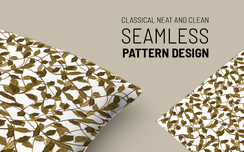 Download Pattern "Abstract floral hand drawn seamless design Pattern" / Abstract floral hand drawn seamless design Pattern - Pattern на тему графика fabric pattern textile leaf branch borderless repeat foliage design surface background