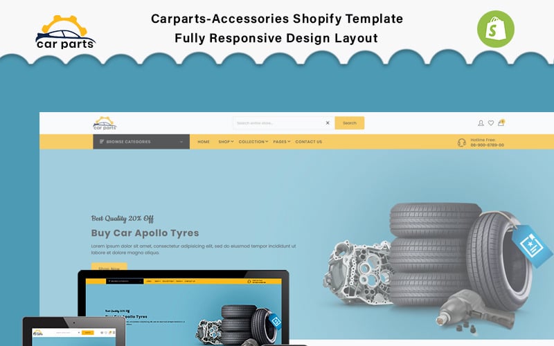 Car parts - The Car parts & auto parts Shopify Theme