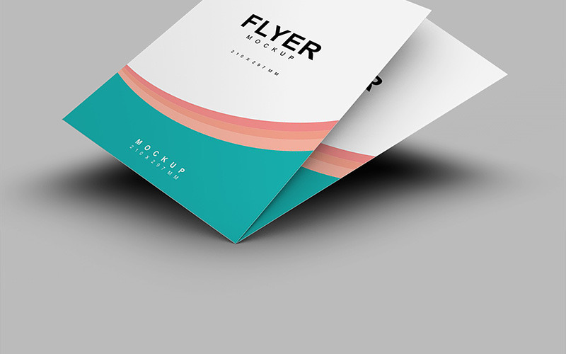 Download Мокап для продукта "Classical A4 Flyer product mockup" / Classical A4 Flyer product mockup - Мокап для продукта на тему графика flyer a4 leaflet page paper company marketing presentation showcase corporate
