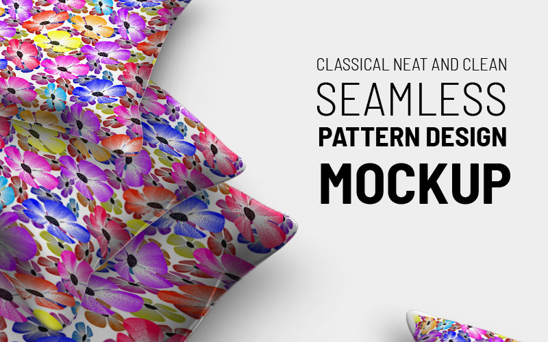 Download Pattern "Colorful floral seamless Pattern" / Colorful floral seamless Pattern - Pattern на тему графика pattern floral flower spring colors colorful fabric background red pink