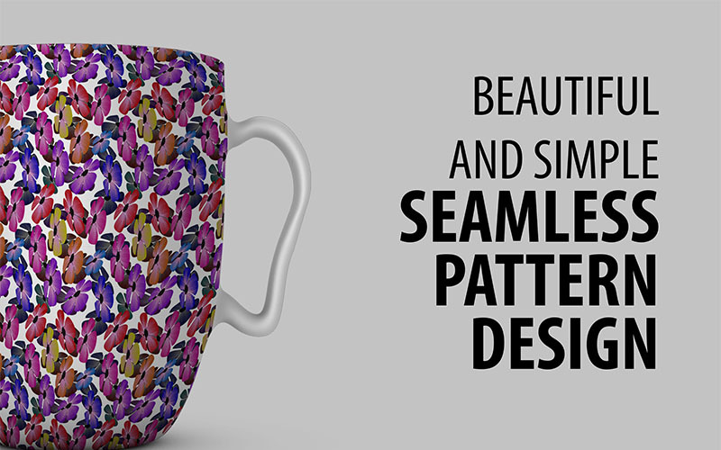 Download Pattern "Colorful flowery seamless Pattern" / Colorful flowery seamless Pattern - Pattern на тему графика colors colorful fabic textile design repeat background