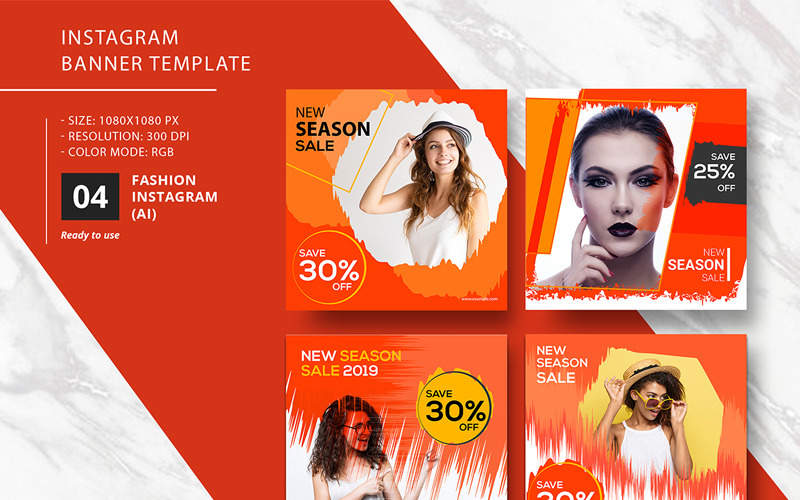 Plantilla de redes sociales de Polash Instagram Banner