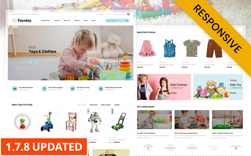 ToysToy - Gyerekjáték-áruház PrestaShop téma