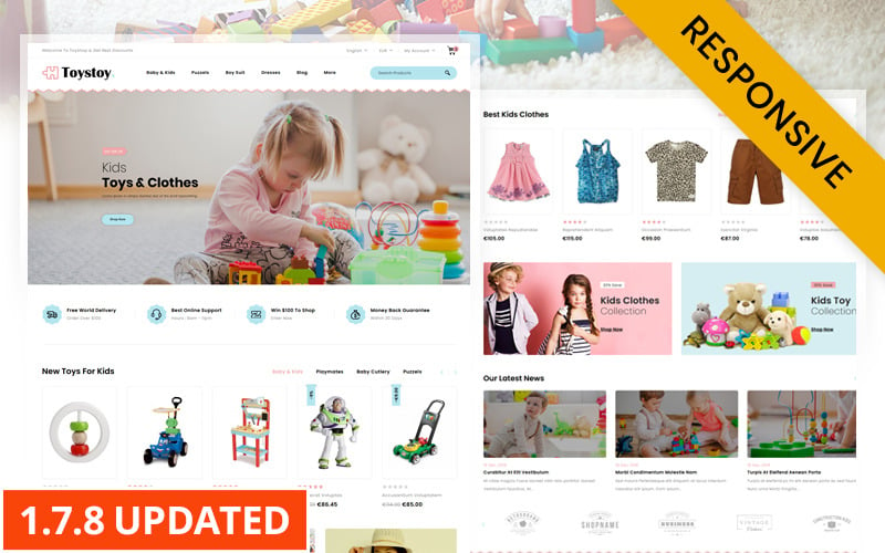 ToysToy - тема для дитячих іграшок PrestaShop