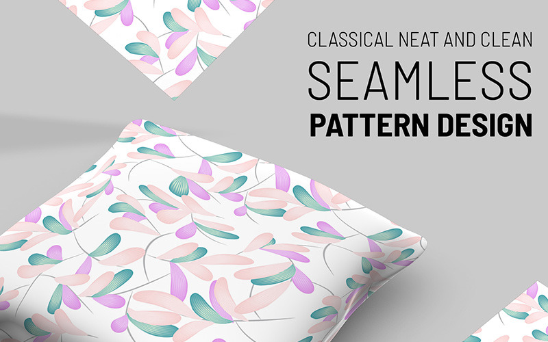 Download Pattern "Abstract floral seamless design Pattern" / Abstract floral seamless design Pattern - Pattern на тему графика fabric textile seamless repeat pattern surface floral leaf branch spring cute