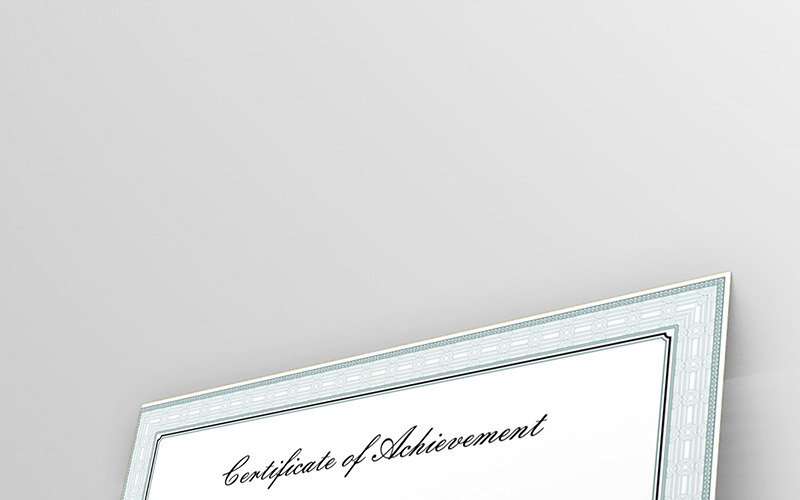 Download Шаблон сертификата "Classical and Simple Certificate Template" / Classical and Simple Certificate Template - Шаблон сертификата на тему графика award certificate acheivement educationalundefined