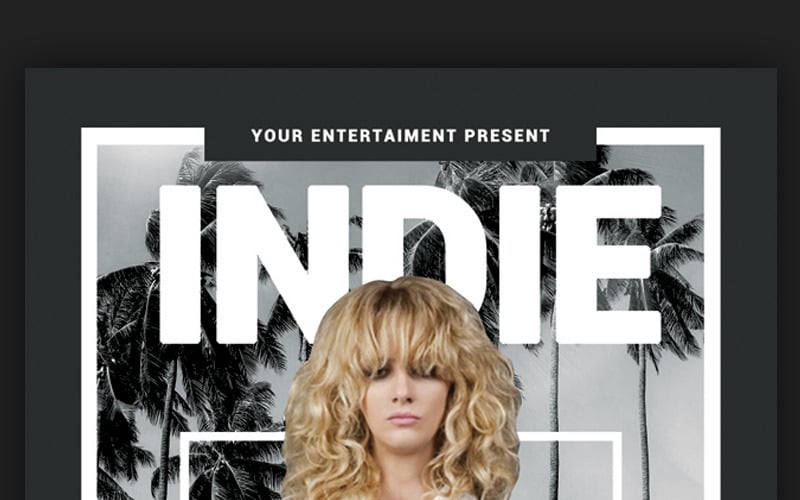 Download Фирменный стиль "Indie Music Flyer - Corporate Identity Template" / Indie Music Flyer - Corporate Identity Template - Фирменный стиль на тему графика ads advert advertise alternative band bright building buildings city concert flyer festival gig guitar guitarist indie light magazine modern music