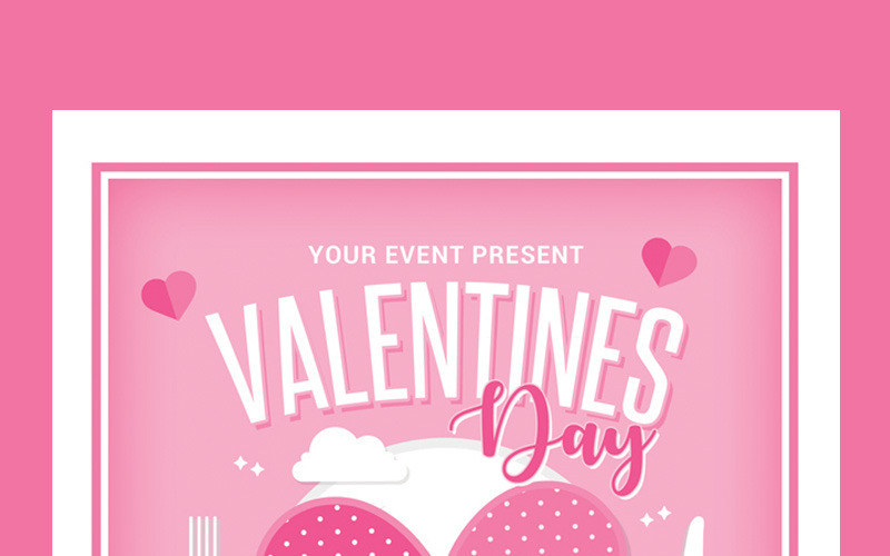 Valentines Day Dinner - Corporate Identity Template