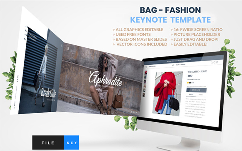 BORSA - MODA - Modello di keynote