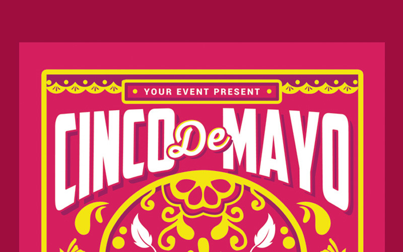 Download Фирменный стиль "Cinco De Mayo - Corporate Identity Template" / Cinco De Mayo - Corporate Identity Template - Фирменный стиль на тему графика 5 de mayo cinco mayo day of the dead death dia los muertos dia los muertos flyer floral flowers halloween