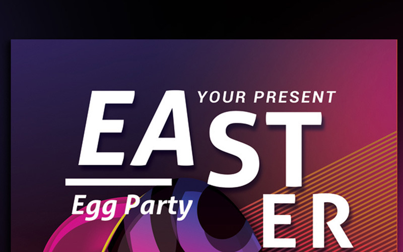 Download Фирменный стиль "Easter Egg Party - Corporate Identity Template" / Easter Egg Party - Corporate Identity Template - Фирменный стиль на тему графика celebration color colorful design easter flyer poster egg hunt event template holiday invitation print ready psd retro spring summer text
