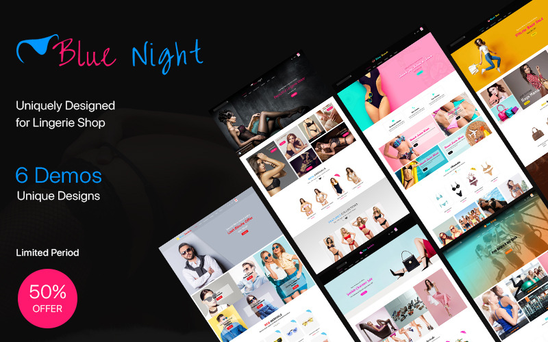 蓝色之夜-多用途Shopify主题