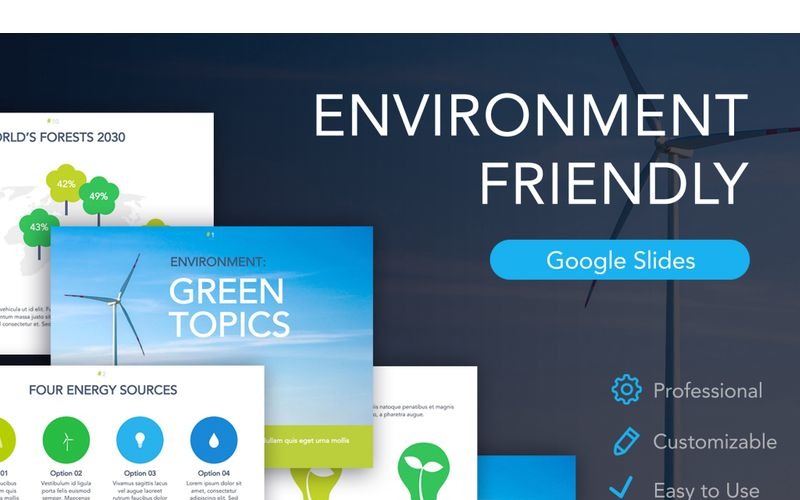 Milieuvriendelijke Google-dia's