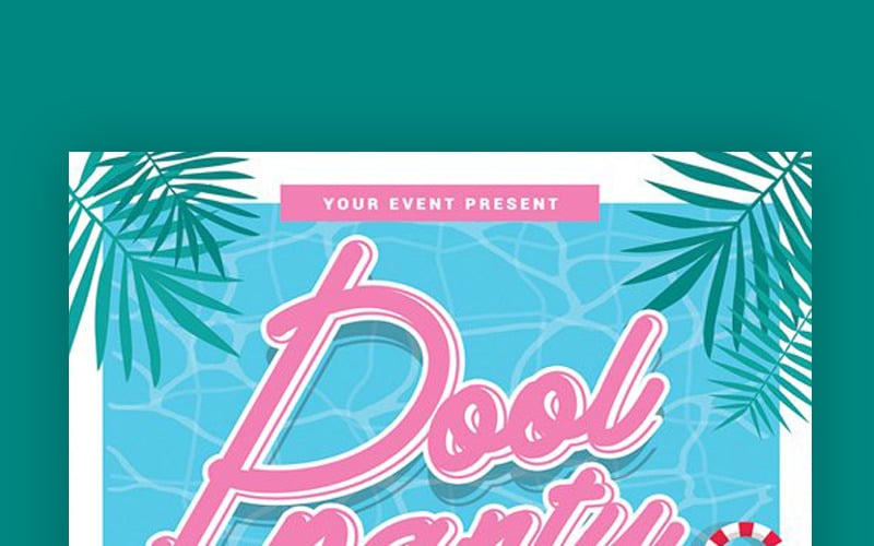 Pool Party Flyer - Corporate Identity Template