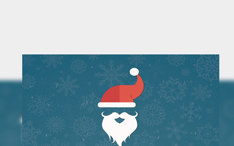 Santa Christmas Party Flyer - Modèle d'identité d'entreprise