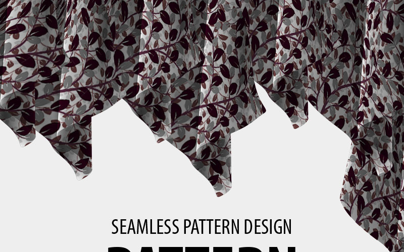 Download Pattern "Seamless botanical repeat design Pattern" / Seamless botanical repeat design Pattern - Pattern на тему графика green leaf nature plant leaves tree grass garden frame natural symbol environment spring abstract flower flowers blossom pattern beauty bloom