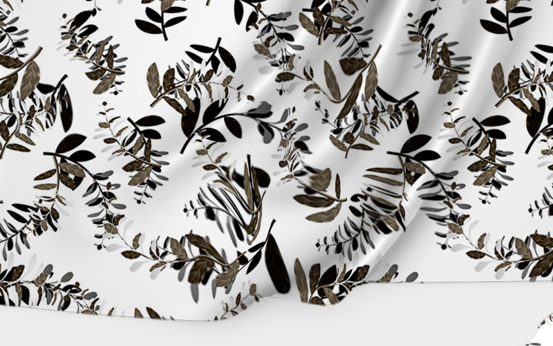 Download Pattern "Tiny branches with white flowers Pattern" / Tiny branches with white flowers Pattern - Pattern на тему графика green leaf nature plant leaves tree grass garden frame natural symbol environment spring abstract flower flowers blossom pattern beauty