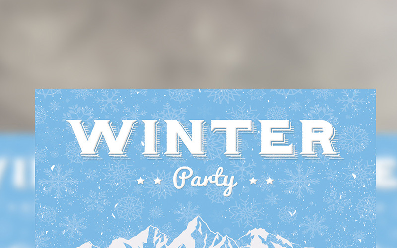 Download Фирменный стиль "Winter & Christmas Invitation - Corporate Identity Template" / Winter & Christmas Invitation - Corporate Identity Template - Фирменный стиль на тему графика christmas party creative flyer layout home invitation card invitations &amp;amp; announcements minimal minimalist printable printable psd santa template templates