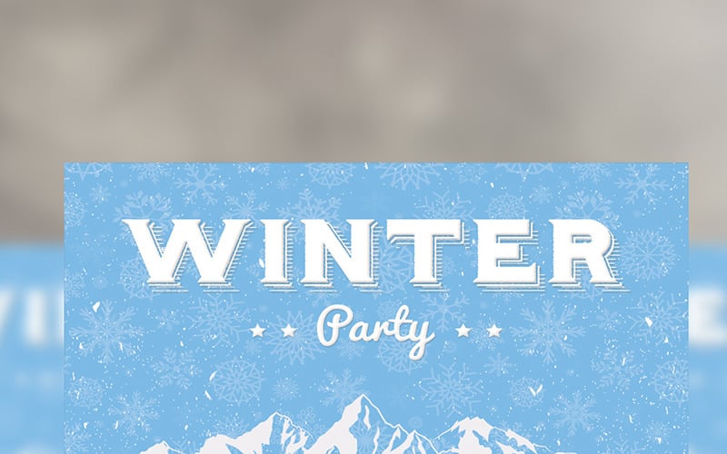 Winter & Christmas Invitation - Corporate Identity Template