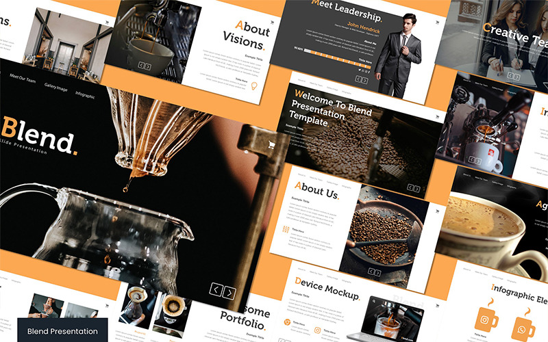 Blend PowerPoint template