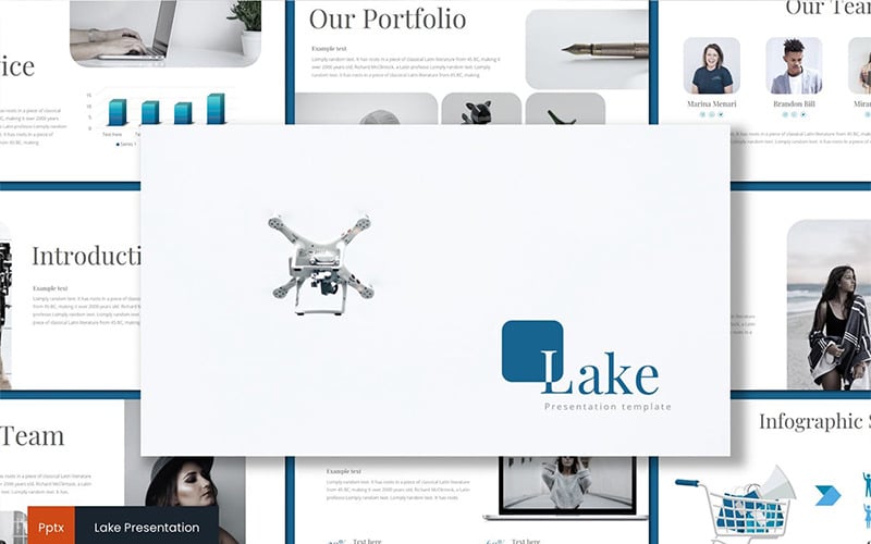 Lake PowerPoint template
