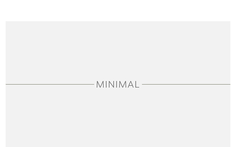 Minimal - Keynote-Vorlage