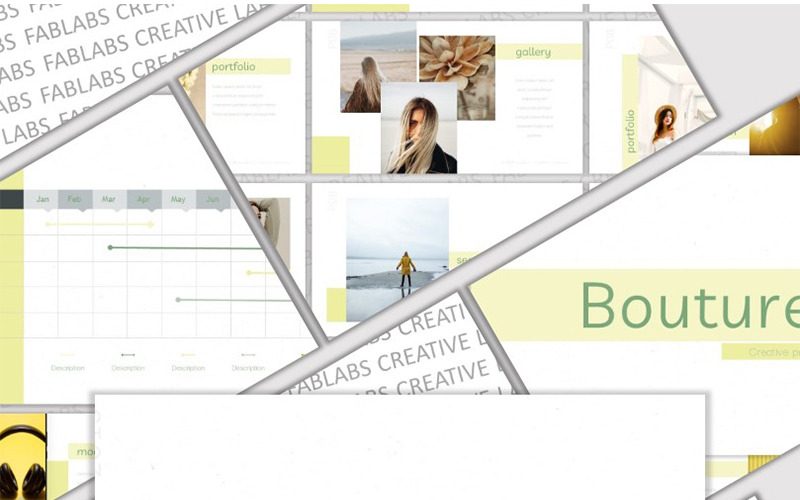 Modello PowerPoint di Bouture