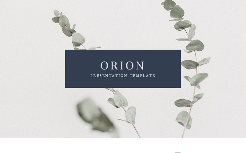 Orion - Keynote şablonu