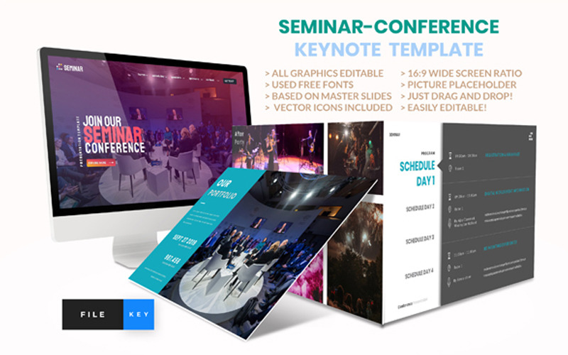 Seminar - Conferentie - Keynote-sjabloon