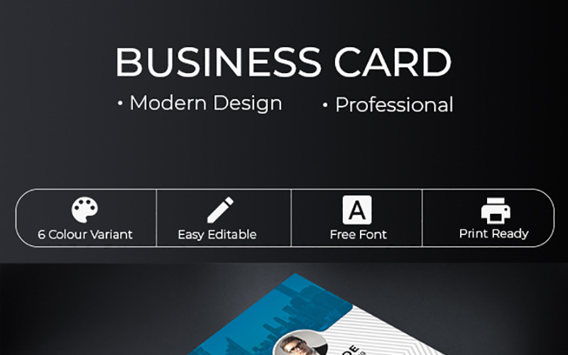Tarjeta de visita premium - Plantilla de identidad corporativa