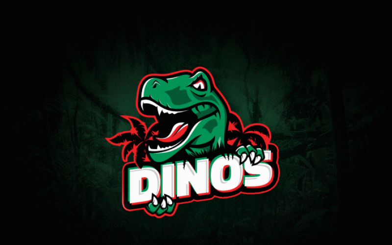Dinos Sports Logo sablon