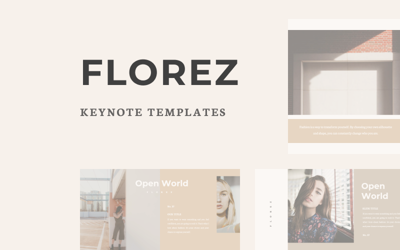 FLOREZ - шаблон Keynote