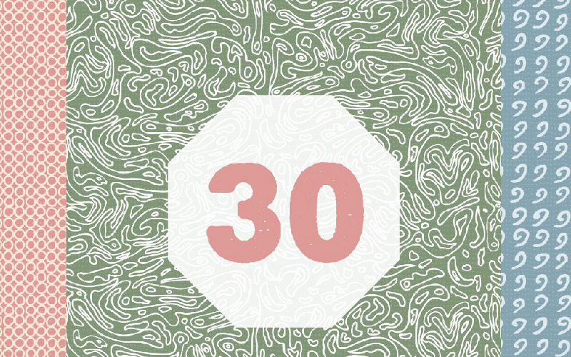 30 Padrão Desenhado à Mão