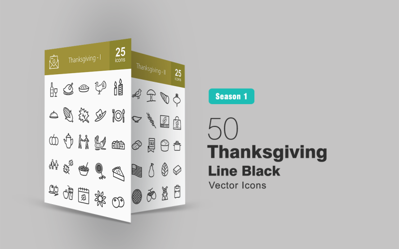 Download Набор иконок "50 Thanksgiving Line Icon Set" / 50 Thanksgiving Line Icon Set - Набор иконок на тему графика thanksgiving,icon,festival,turkey,pie,candles,dinner,wine,celebration,maple,leaf,greeting,cranberries,rugby,mushroom,vegetables,invitation,harvest,shopping,canada