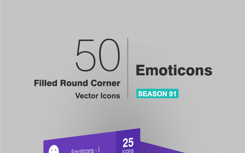 Download Набор иконок "50 Emoticons Filled Round Corner Icon Set" / 50 Emoticons Filled Round Corner Icon Set - Набор иконок на тему графика smiley icon smile laughing sad sleeping angry tongue face winking crying nerd grinning amused confused love not talking annoyed cool