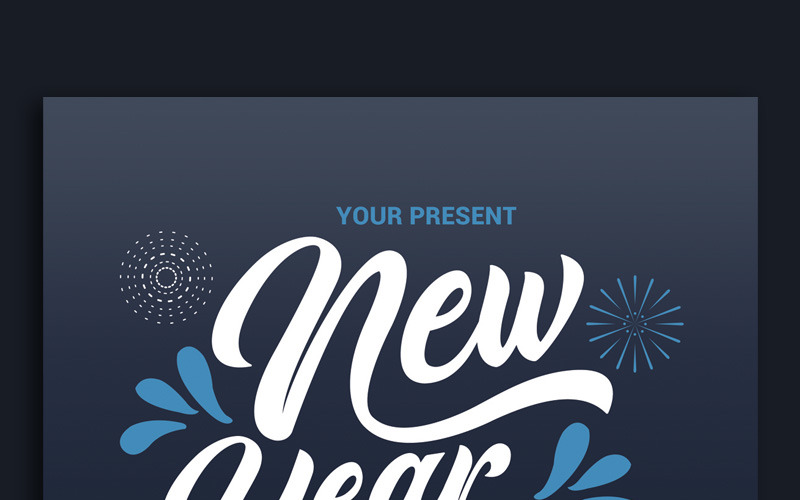 Download Фирменный стиль "New Year Party - Corporate Identity Template" / New Year Party - Corporate Identity Template - Фирменный стиль на тему графика 2020 nye party black celebration champagne christmas flyer elegant gold holiday invitation new year bash new year&amp;#039;s eve years eve