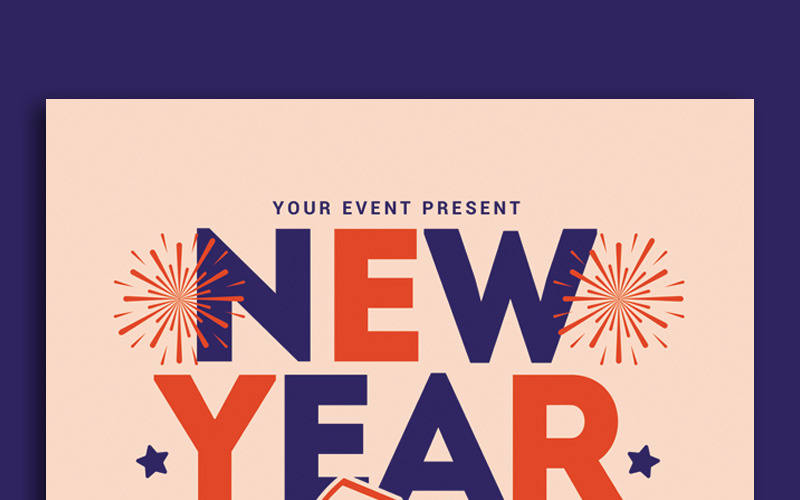 Download Фирменный стиль "New Year Party Night - Corporate Identity Template" / New Year Party Night - Corporate Identity Template - Фирменный стиль на тему графика 2020 nye party black celebration champagne christmas flyer elegant gold holiday invitation new year bash new year&amp;#039;s eve years eve