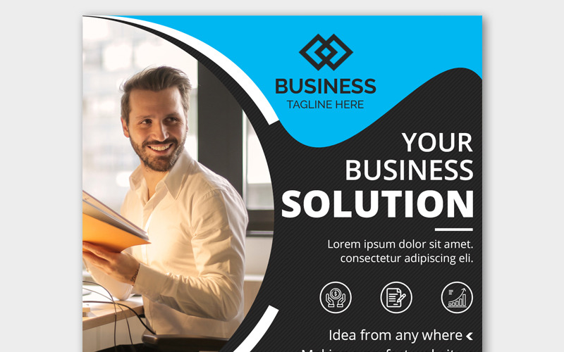 Download Шаблон для соцсетей "Corporate Marketing Post Banners Social Media Template" / Corporate Marketing Post Banners Social Media Template - Шаблон для соцсетей на тему графика banner flyer business sale office instagram marketing promotion shop discount digital advertising square social offer corporate store company modern app