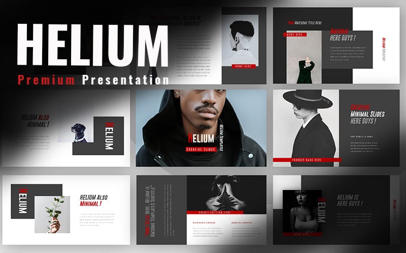 Helium Creative PowerPoint template